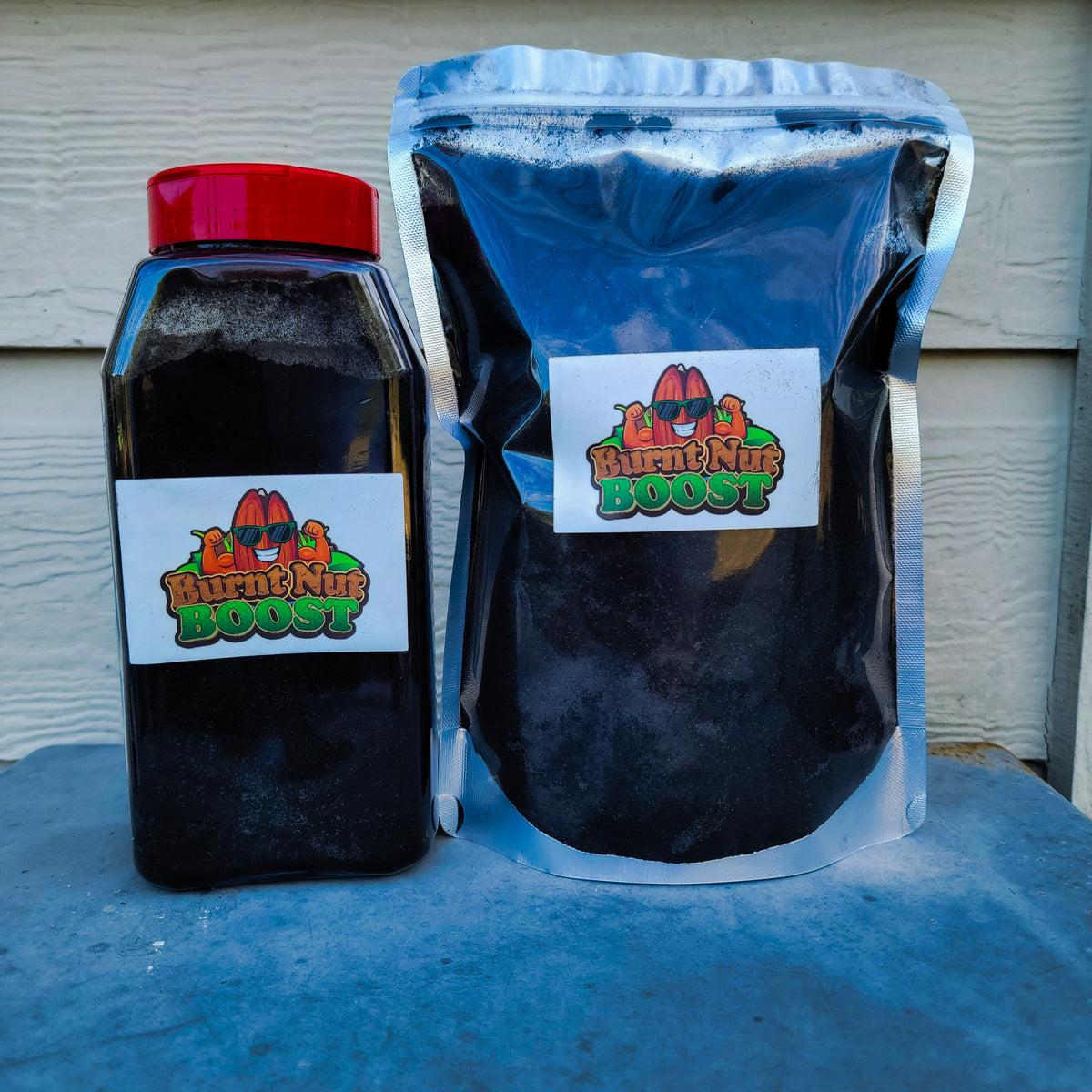Burnt Nut Boost – Pecan Biochar + Microbial Humus – Organic Tejas